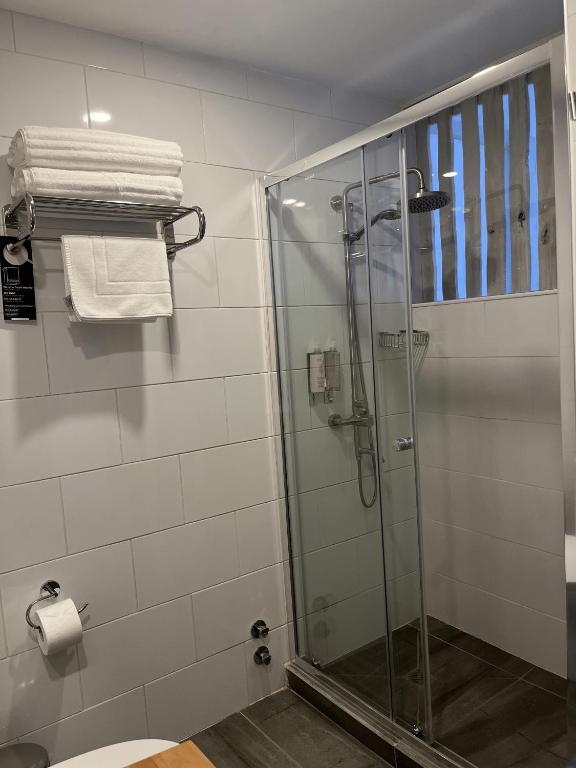 Koupelna v ubytování Hotel Costanera