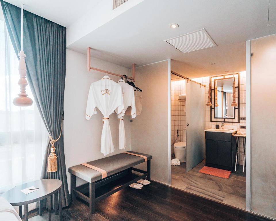 Koupelna v ubytování SOOKNIRUND HOTEL