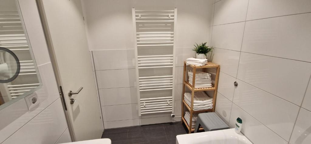 Koupelna v ubytování Renatas Ferienwohnung Wohnung David
