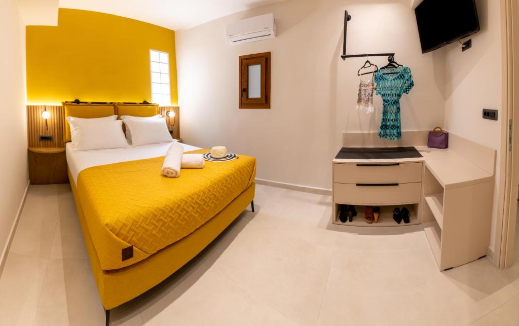 Posteľ alebo postele v izbe v ubytovaní Bella Vasilica Luxury Apartments