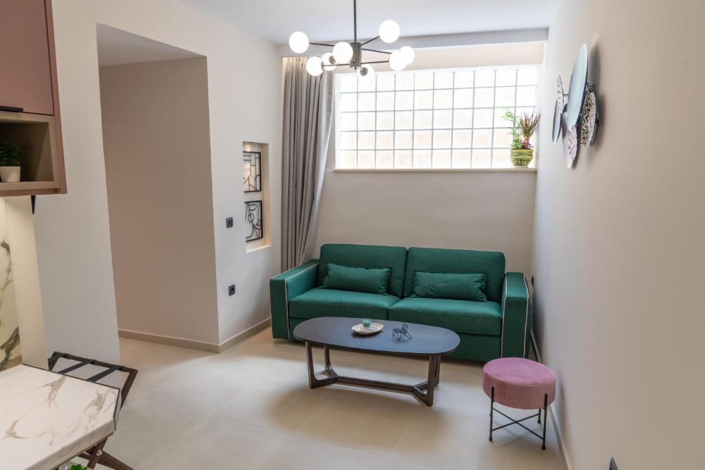 Posedenie v ubytovaní Bella Vasilica Luxury Apartments