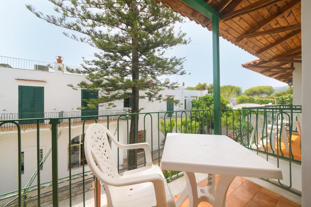 Balkón nebo terasa v ubytování Hotel Pineta