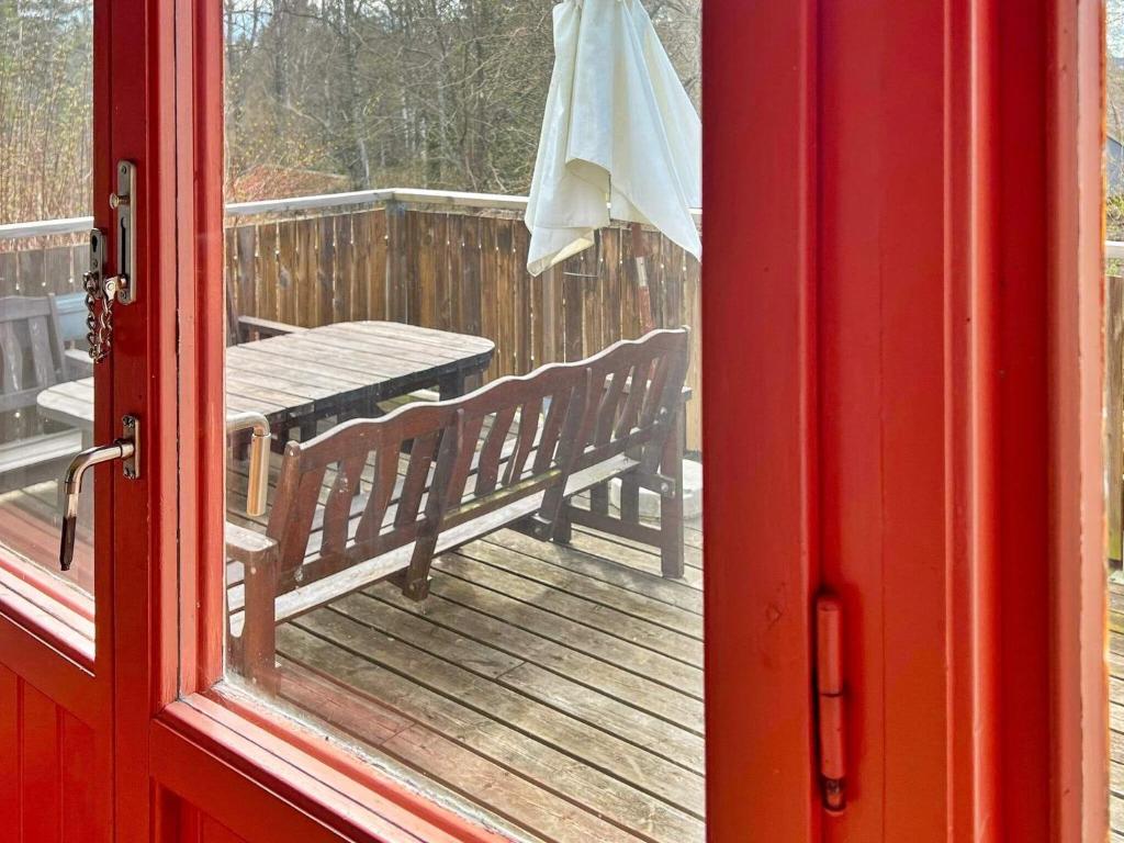 Balkón nebo terasa v ubytování Holiday home MUNSö