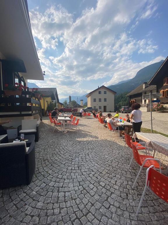 Nespecifikovaný výhled na hory nebo výhled na hory při pohledu z bed and breakfast
