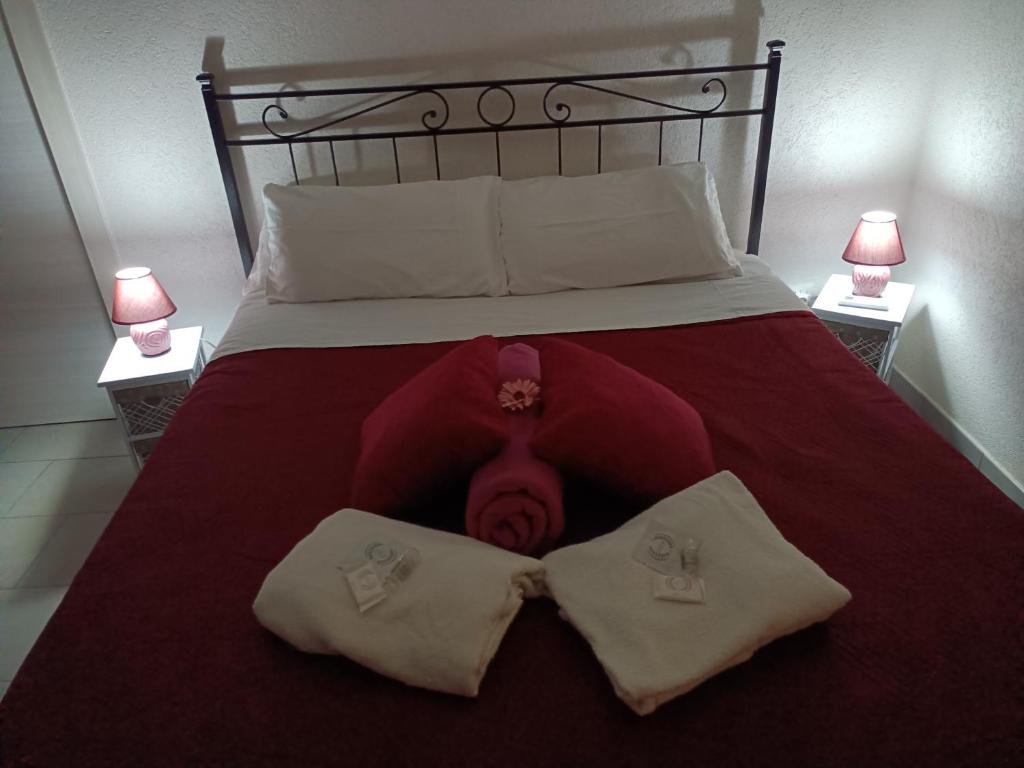 Posteľ alebo postele v izbe v ubytovaní Sereno relax