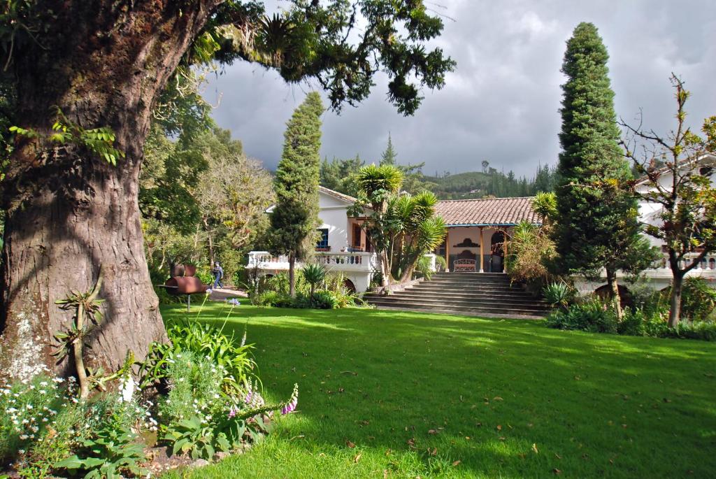 Zahrada ubytování Hacienda Cusin