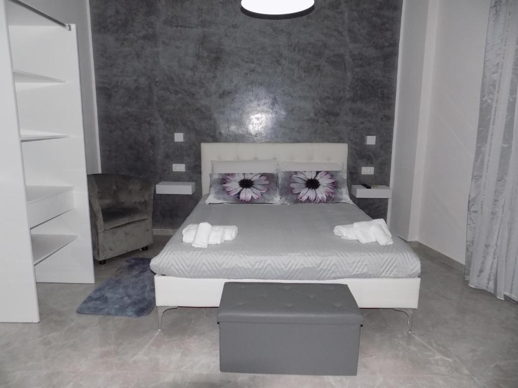Llit o llits en una habitació de Casa Sanabria