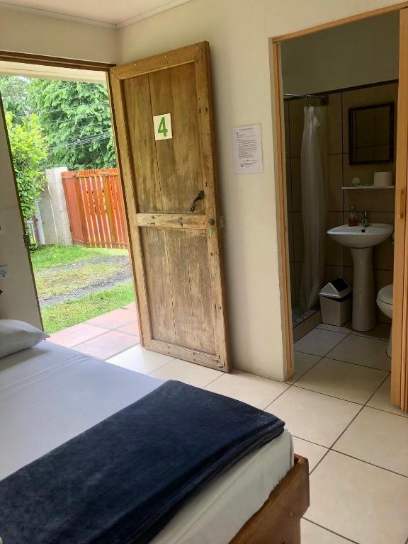 Koupelna v ubytování Le Petit Hotel