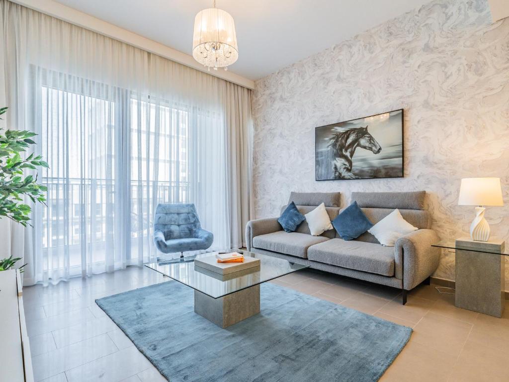 Chic 1BR in Park Heights 2 - Dubai Hills در دبی
