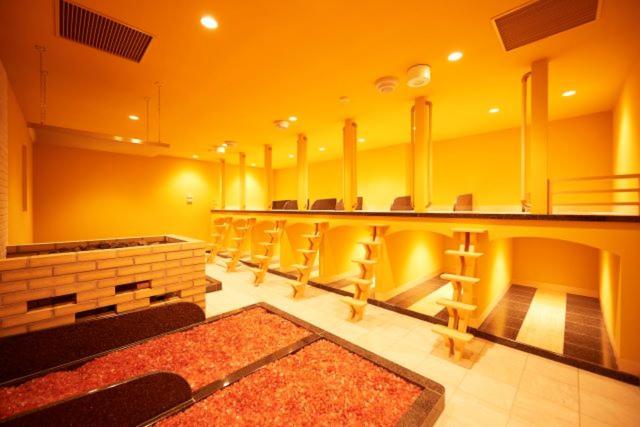 Posezení v ubytování Sauna & Cabin Thermae-yu Nishiazabu