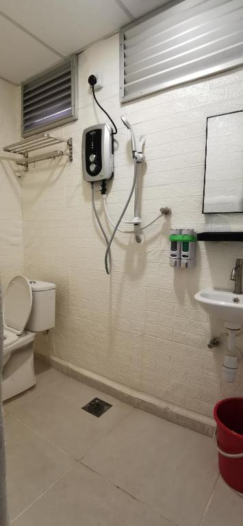 Koupelna v ubytování Tang Hotel