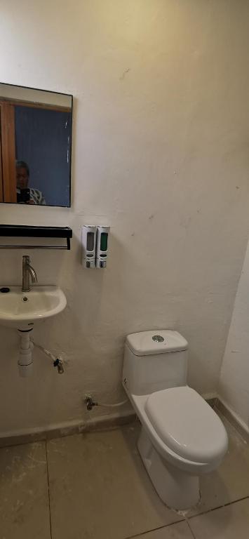 Koupelna v ubytování Tang Hotel