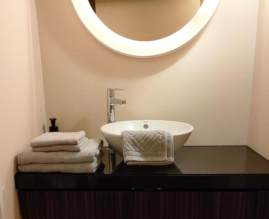 Koupelna v ubytování Hotel ROY YOKOHAMA