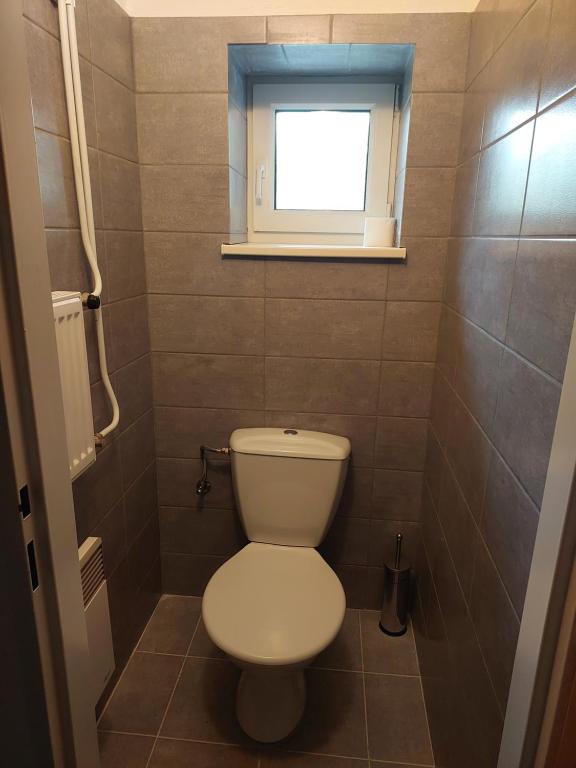 Koupelna v ubytování Apartmány Sen