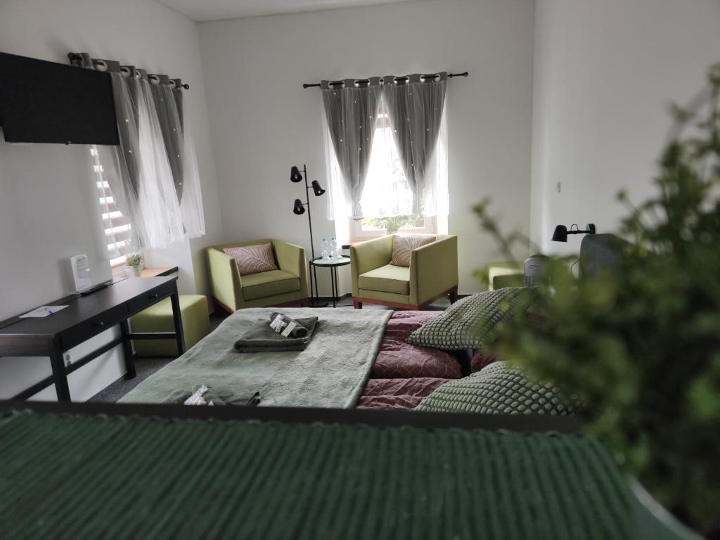 Posezení v ubytování B&B Royal Liberty