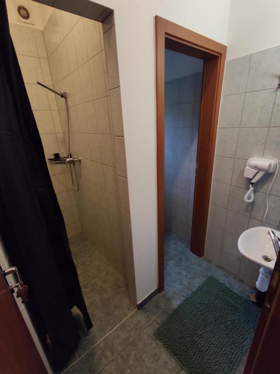 Koupelna v ubytování B&B Royal Liberty
