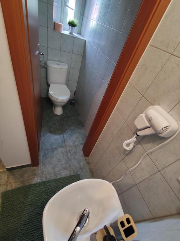 Koupelna v ubytování B&B Royal Liberty