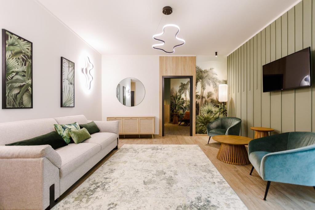 TV a/nebo společenská místnost v ubytování Amazonia Apartments