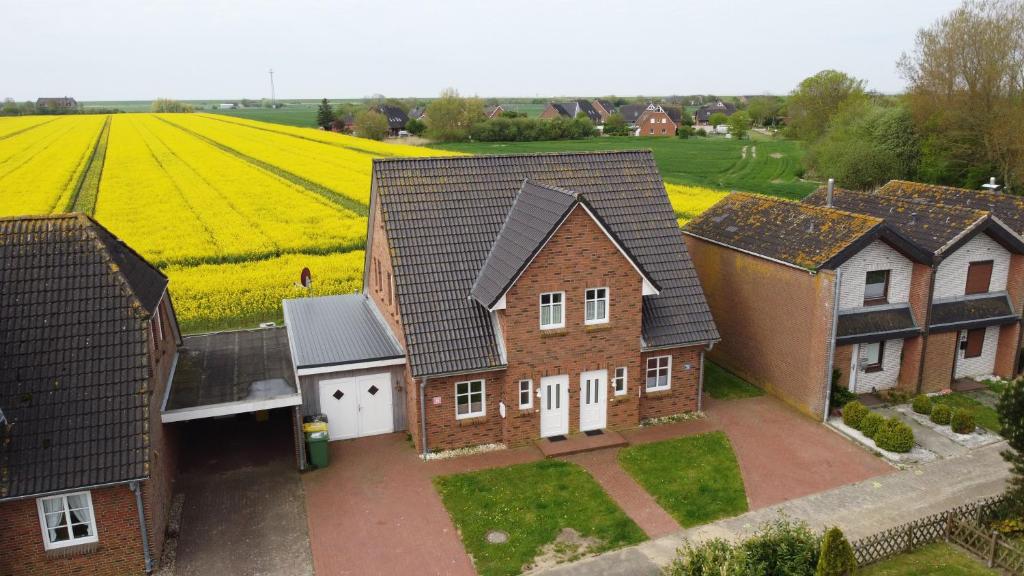 Bygningen som feriehuset ligger i