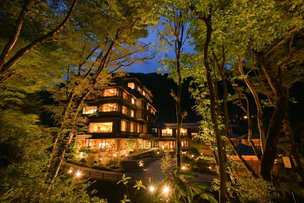 Budova, kde se ryokan nachází