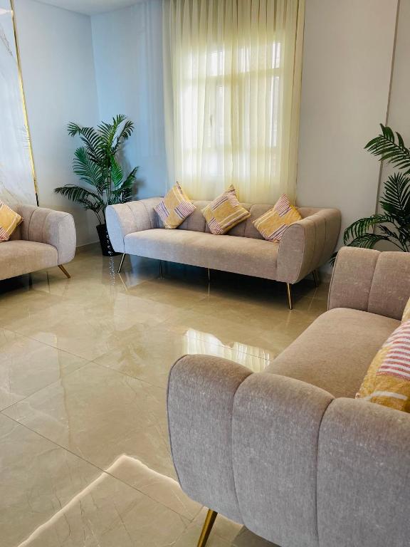 Posezení v ubytování Husin Al Khaleej Hotel Apartment