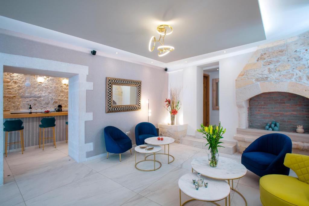 Posezení v ubytování Casa Moazzo Suites and Apartments