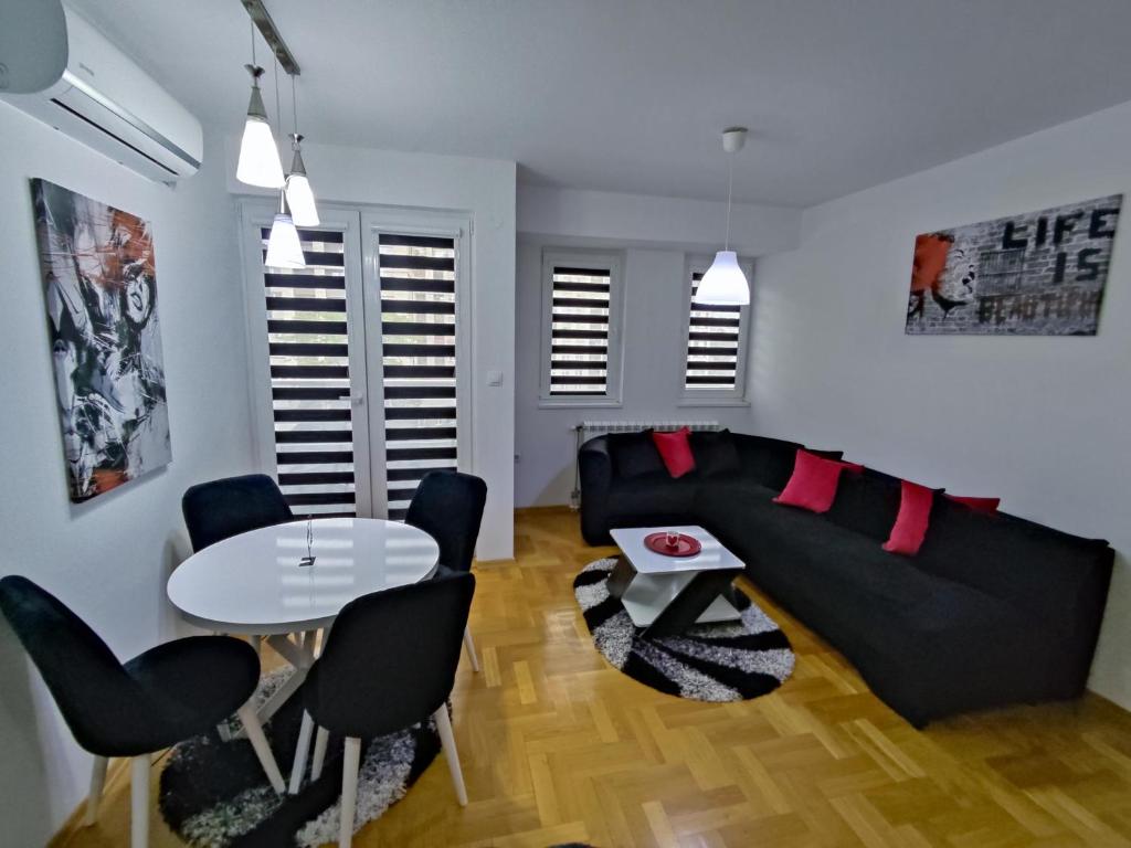 Posezení v ubytování Bianco Rosso Apartment