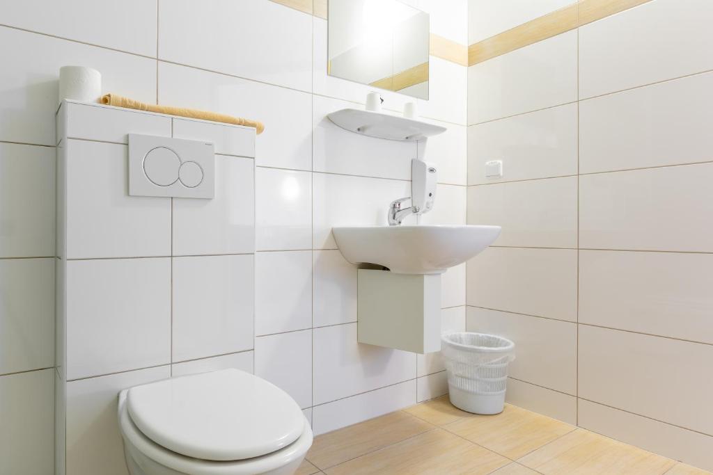 Kúpeľňa v ubytovaní OEKOTEL Korneuburg