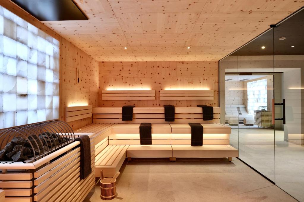 Posezení v ubytování Wellnesshotel Oswald