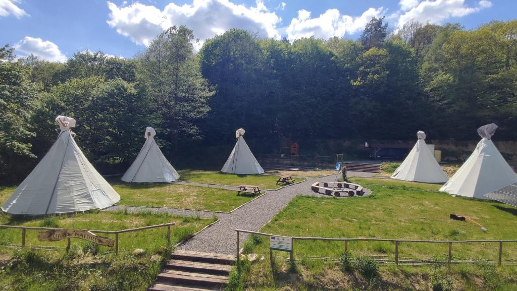 Zahrada ubytování Glamping Wild Nature Bałtów