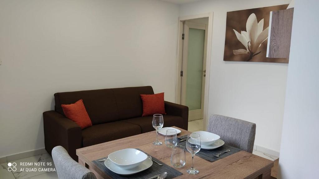 Posezení v ubytování 10 Msida Park Residence