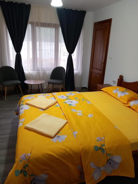 Postel nebo postele na pokoji v ubytování Cabana BRO Clisura Dunarii