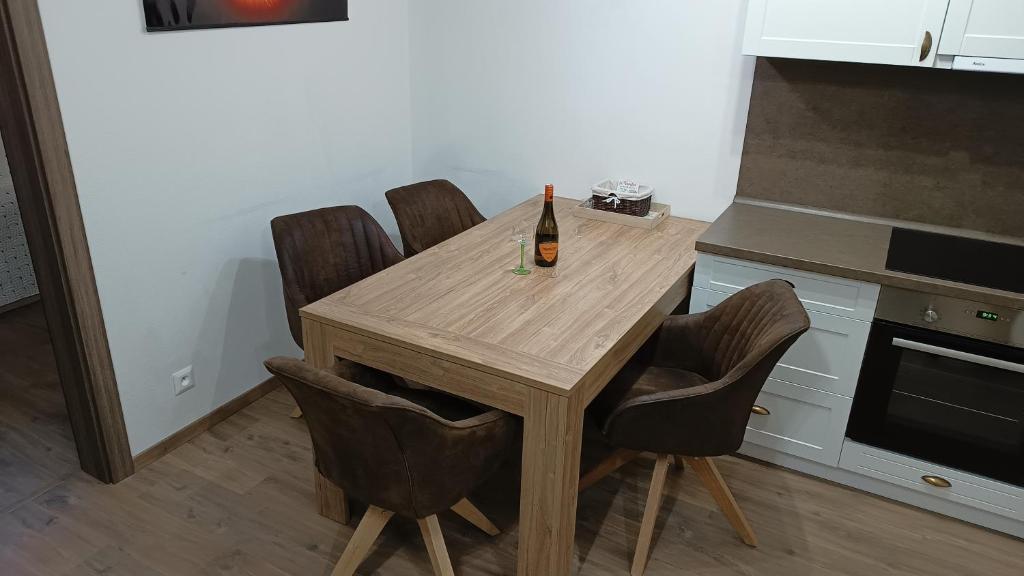 Kuchyň nebo kuchyňský kout v ubytování Apartmán Sofia
