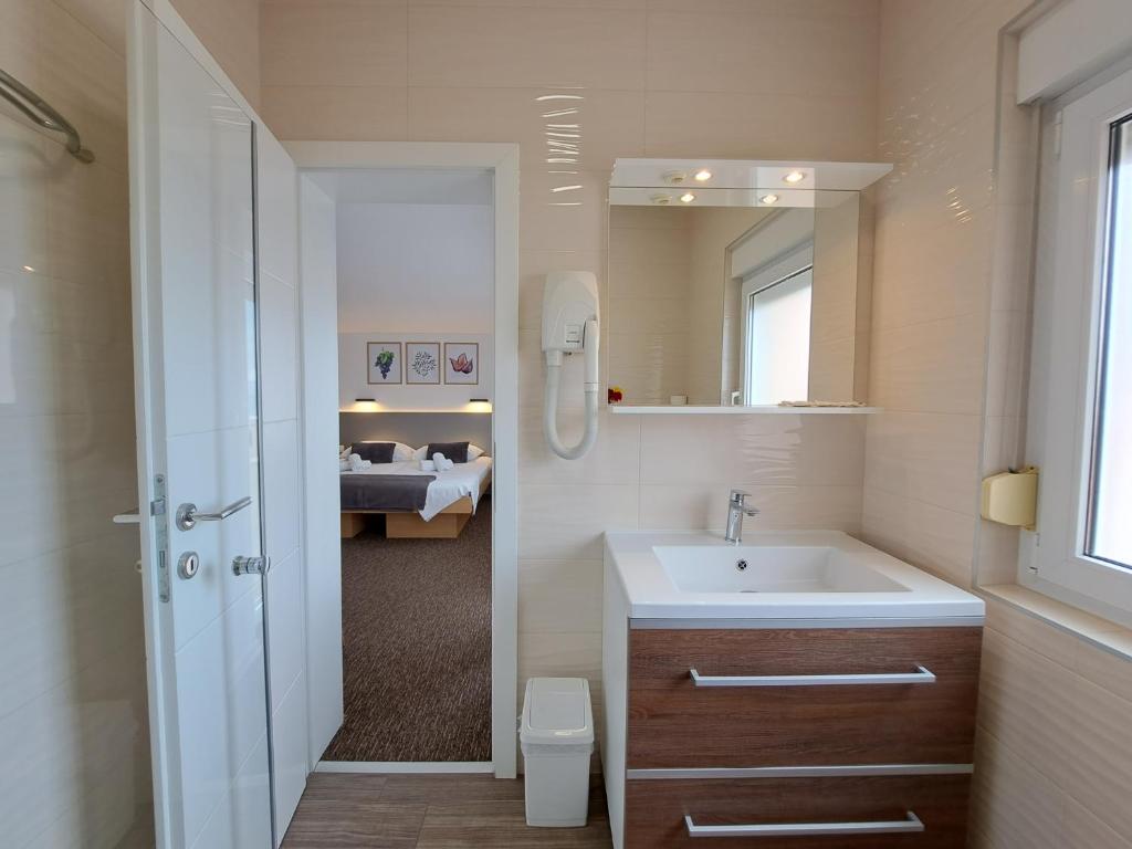 Koupelna v ubytování Rooms Zvonimir