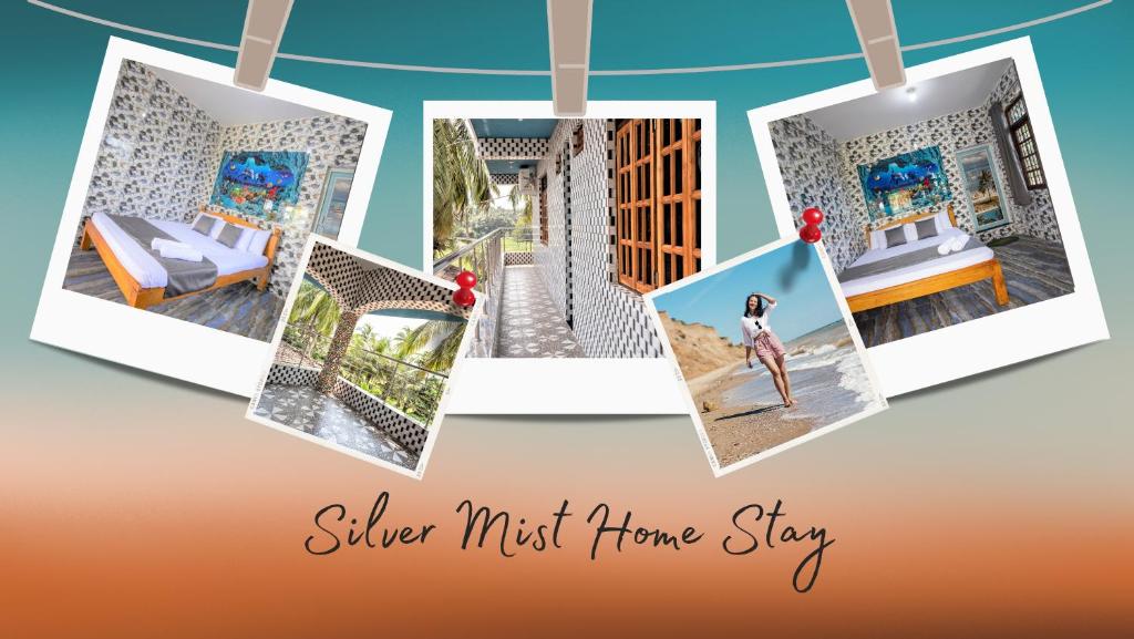 a collage of photos of a home stay at Marcelo Holiday Home Goa in Baga