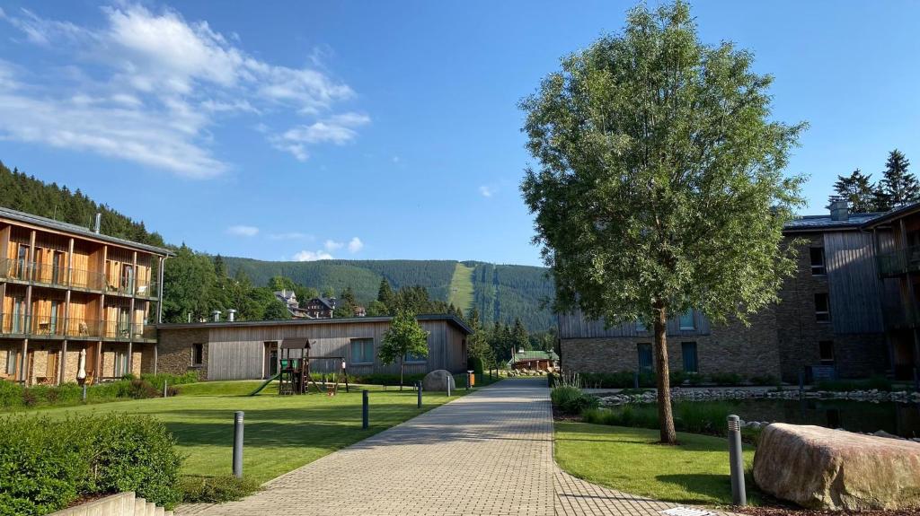 Nespecifikovaný výhled na hory nebo výhled na hory při pohledu z apartmánu
