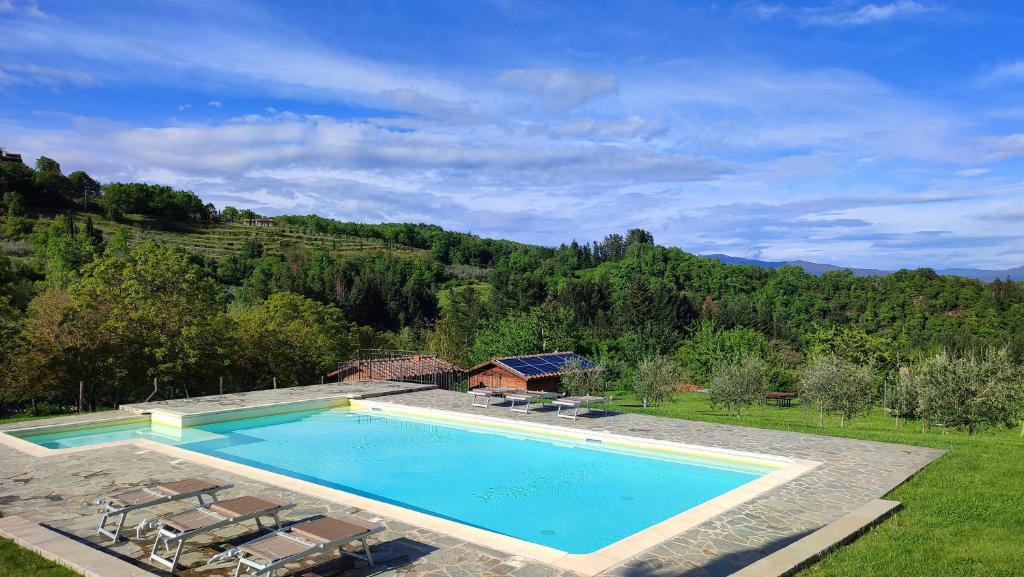 Bazén v ubytování Podere Verdi Colline nebo v jeho okolí
