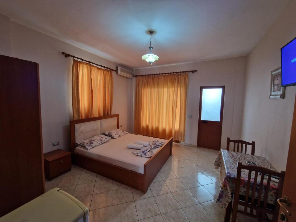 Postel nebo postele na pokoji v ubytování Guest House "Pisha"