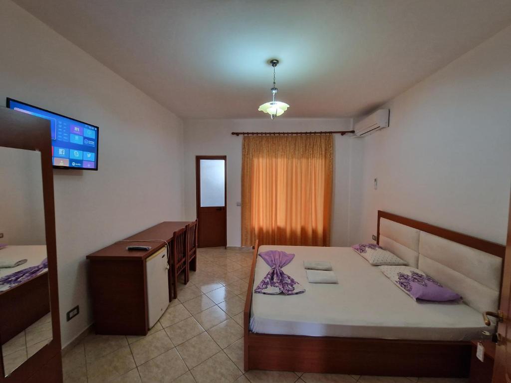 Postel nebo postele na pokoji v ubytování Guest House "Pisha"