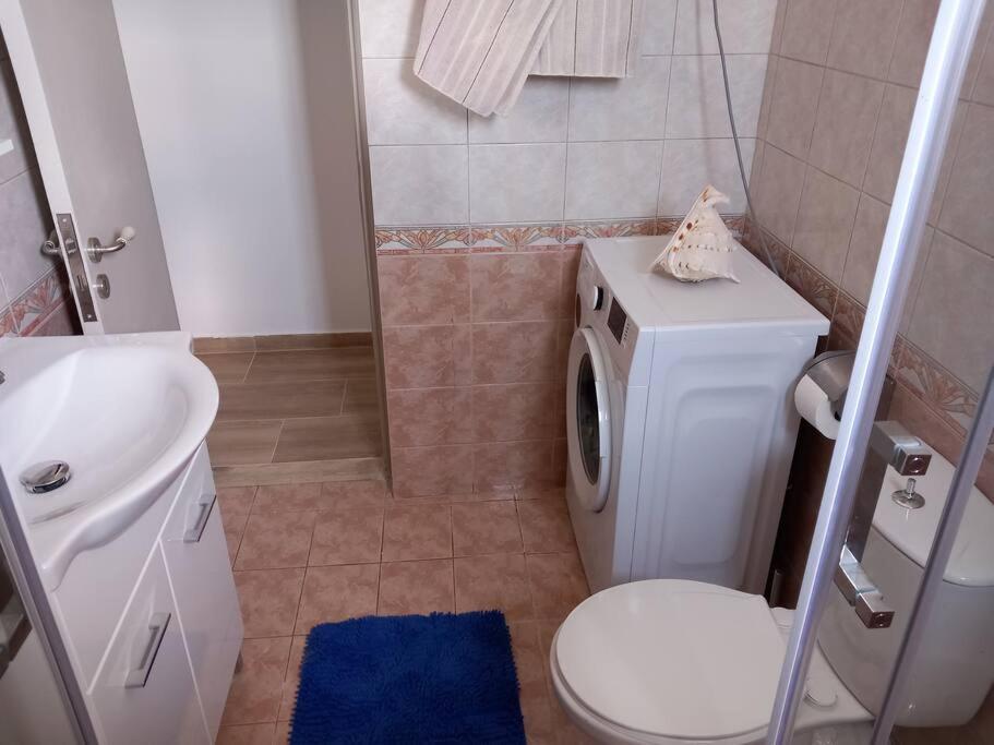 Koupelna v ubytování Annissa Appartment