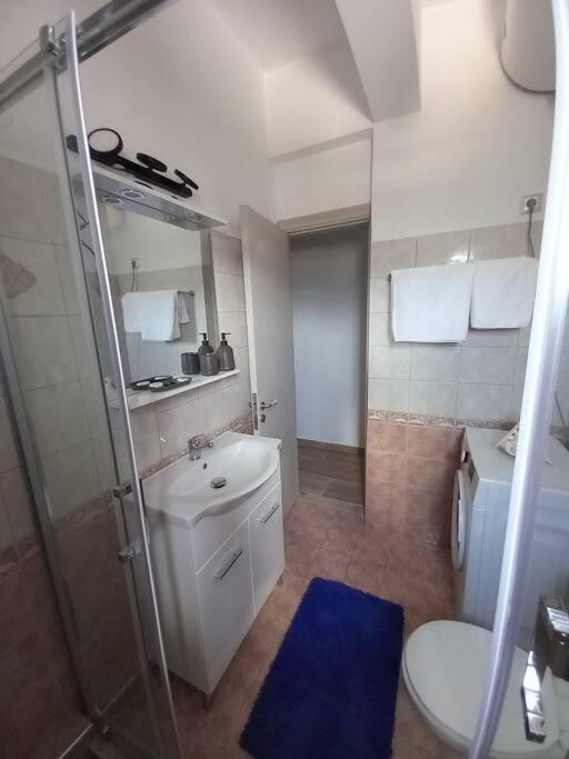 Koupelna v ubytování Annissa Appartment