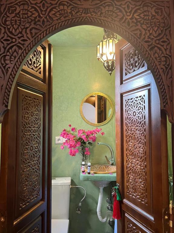 Phòng tắm tại Kasba blanca