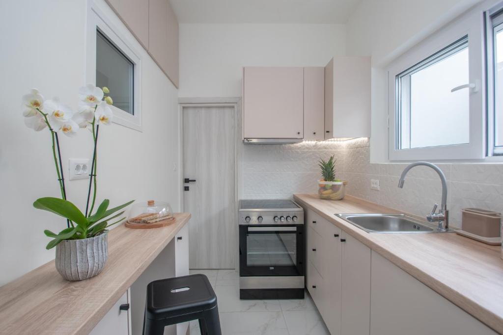 A kitchen or kitchenette at Casa D' Amore