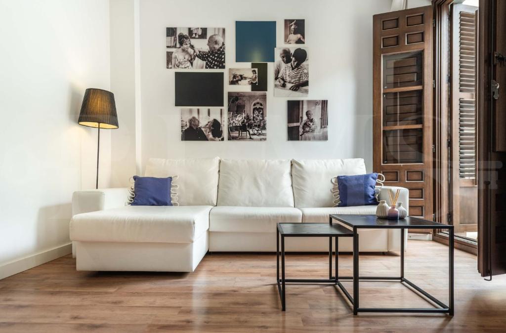 Posedenie v ubytovaní Spacious apartment by Picasso Museum by REMS
