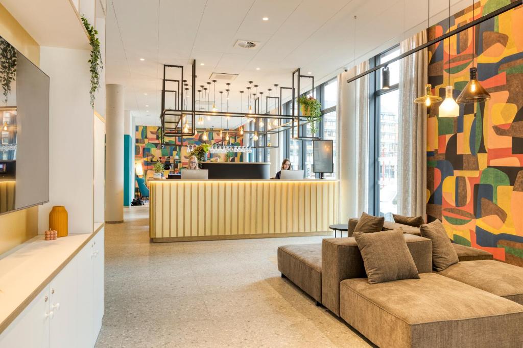 Posezení v ubytování B&B HOTEL Namur