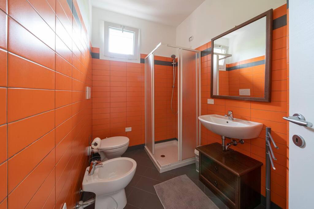 Koupelna v ubytování Casa Vincenzo