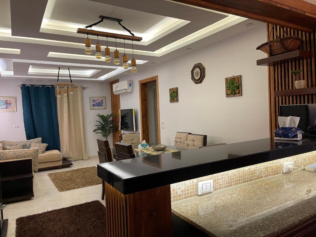 Posezení v ubytování 3bedroom family apartment