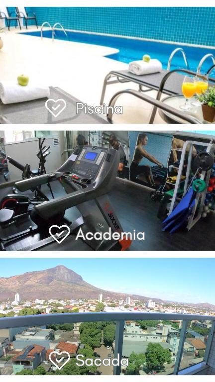 TH Flats Governador Valadares - 一居室公寓，阳台和山景