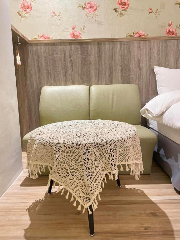 Posezení v ubytování 南庄漫晨旅店Nanzhuang Manchen B&B