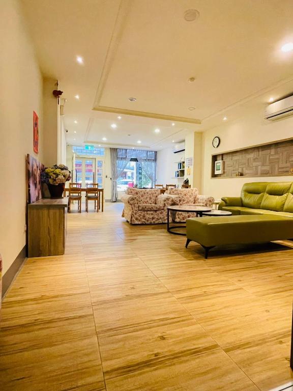 Posezení v ubytování 南庄漫晨旅店Nanzhuang Manchen B&B